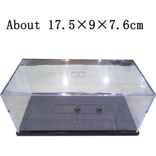 17cm Transparent Acrylic Display Box 1/72 War Tank Car Model Figure Models Display Box F Collection Model Show
