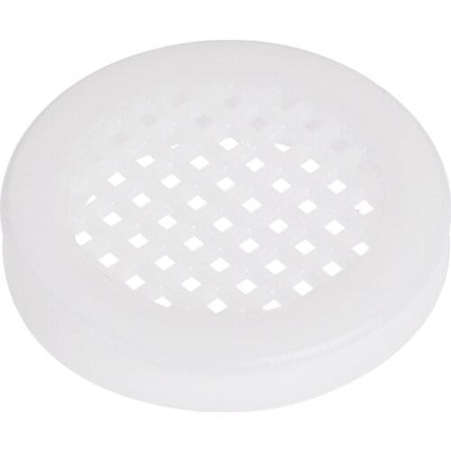Uxcell Mesh Hole Air Vents Plastic Soffit Vent White 38mm Hole Dia 5mm Height for Cupboard Shoebox 50pcs