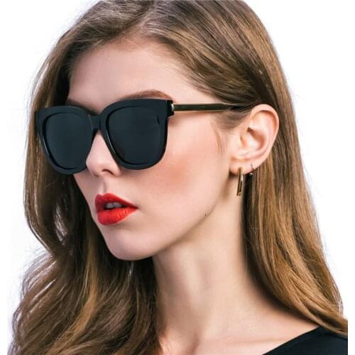 Oversized Sunglasses Women Polarized Square Sun Glasses Gray Black Retro Glasses Shades Driving Fashing Travel Goggles gafas