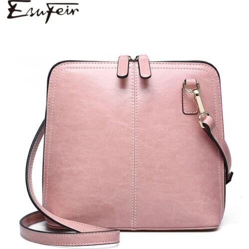 New 2020 Genuine Leather Women Crossbody Bag Fashion Female Shoulder Bag Small Women Bags Zipper Messenger Bag torebki damskie