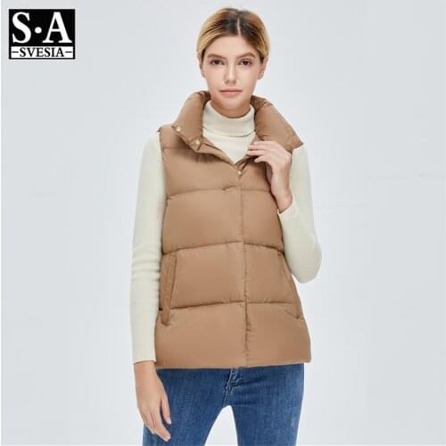 Женские зимние жилеты SVESIA China At AliExpress