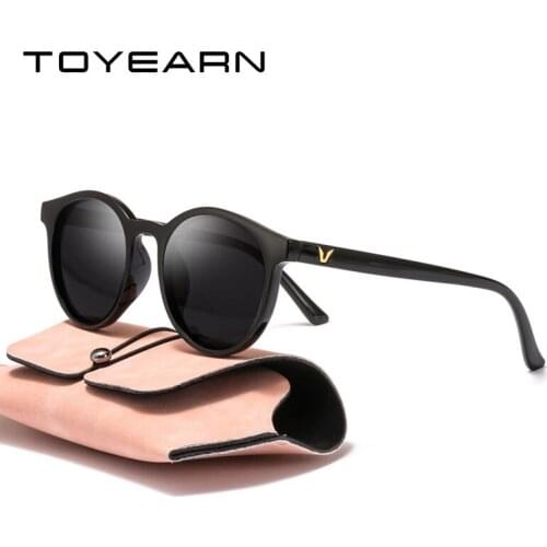 TOYEARN 2019 New Luxury Brand Designer Sexy Lady Round Sunglasses Women Men Vintage Candy Colors Fashion Sun Glasses For Female
