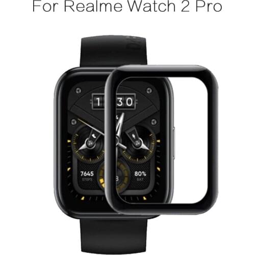 Screen Protector Films for Realme Watch 2 Pro 3D Curved Anti-Scratch Films for Realme Watch 2 Pro