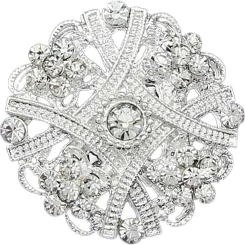 zheFanku Silver Brooches For Clothes