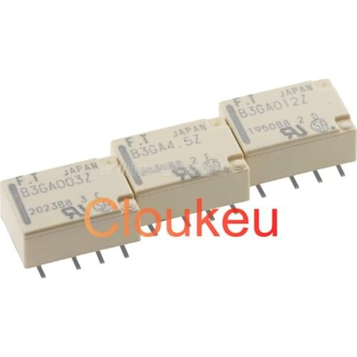 100Pcs Relay B3GA003Z B3GA4.5Z B3GA012Z DC3V 4.5V 12V 2A 8pin