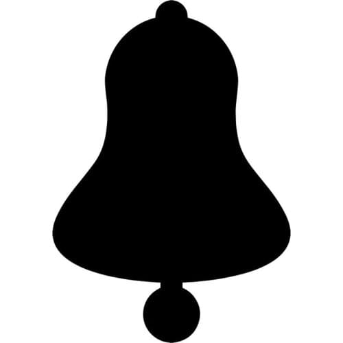 11.1X16CM Bell Vinyl Car Sticker Fashion Scratch Occlusion Decoration Decals