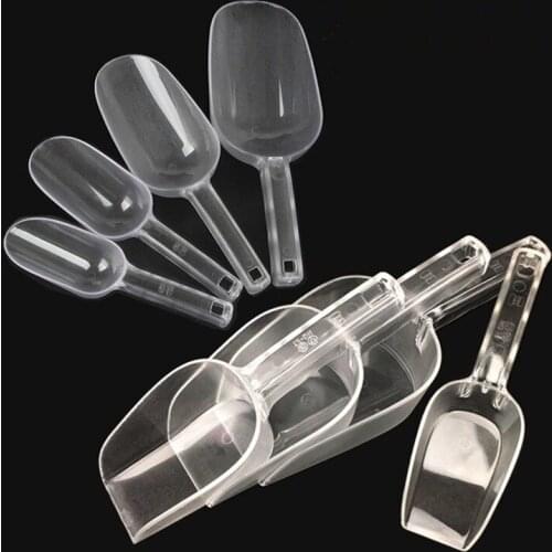4pcs/lot Bar Ice Scoop Cast Scoop for Coffee Dry Goods Candy Spice with Contoured Handle Kitchen Accessories by PH 016