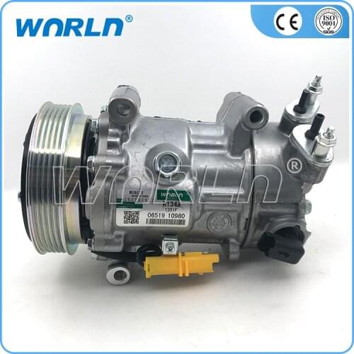 AUTO AC COMPRESSOR for PEUGEOT 307 2.0 Citreon C4/C3 2002- 6453QJ/96712162/96786560/6453QK/96519109/9651910980/96598757/96598757