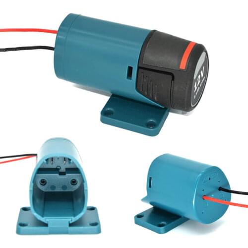 For Bosch Adapters 10.8-12V Battery Power Connector Adapter Dock Holder With 14 Awg Wires Connectors Power Blue