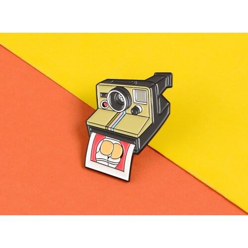 Camera pins Photography Photo enamel pin badges brooches Vintage old camera Lapel Clothes backpack pin Jewelry Gifts