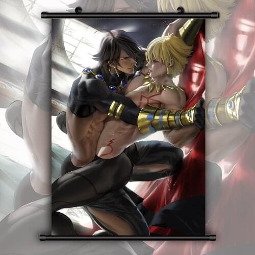 FGO Fate Grand Order Ozymandias Gilgamesh Anime manga wall Poster Scroll