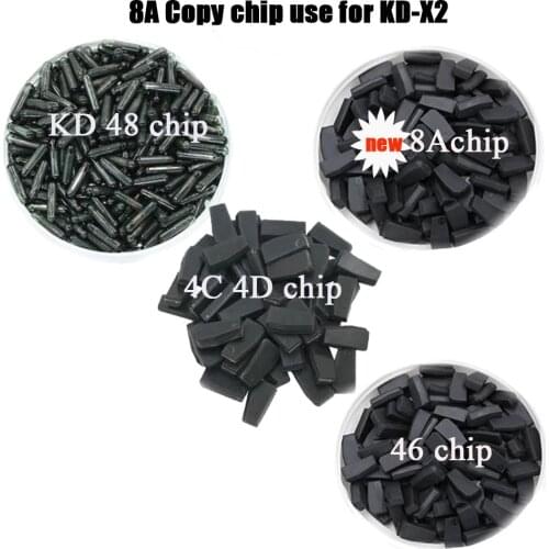 2021 newest KD chip keydiy chip 8A H KD 4D/4C 46 48 ID48 transponder Toyota copy H KD-4D KD 8A KD 46 for KD-X2 programmer