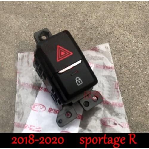 For kIa 2018-2020 sportage R Emergency light button double flash switch Emergency light switch signal light button double jump