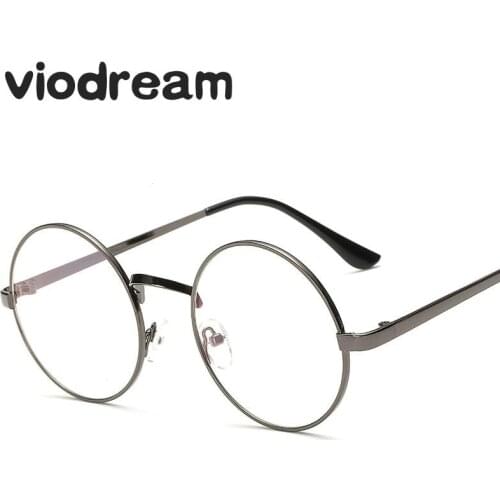 Viodream Round Alloy Retro FULL Glasses Prescription Eyewear Eyeglass Frames Unisex Optical Glasses Frame Oculos De Grau 702