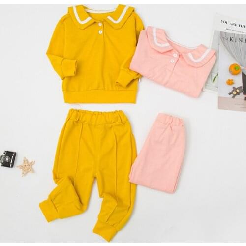 New 2021 Autumn Toddler Girl Sport Suit Baby Girl Clothing Casual Long Sleeve Kid Clothes Set For Newborn Baby Outfit For Babies