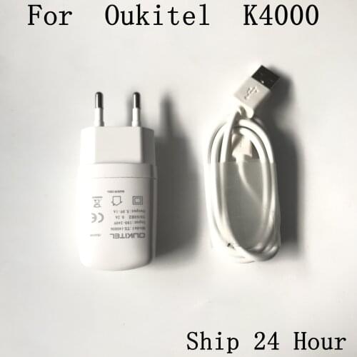 Oukitel K4000 Used Travel Charger + USB Cable USB Line For Oukitel K4000 Repair Fixing Part Replacement