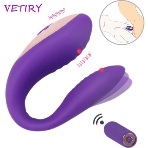 VETIRY U Type Vibrator Wireless Remote Vagina Clitoris Stimulate Vibration For Women Masturbator Sex Toys For A Couple Adults