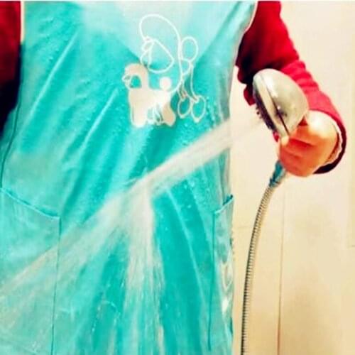 Waterproof, moisture-proof, anti-mildew fabric Pet bathing clothes convenient and simple dog clothes dog beauty dog onesies