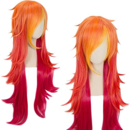 Hot Sale 100cm LOL Wig Miss Fortune Wig Star Guardian Cosplay Costume Hair Wig Adult Women Girl