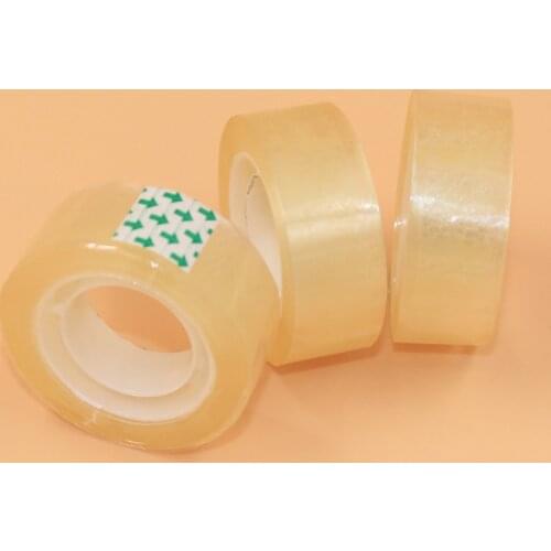 1 Pc Transparent Tape Students Adhesive Tape Sealing Sticky Tape Rolls Office Packing Supplies School Stationery