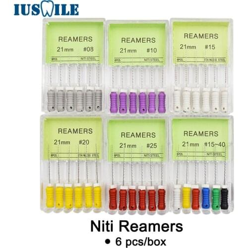 10 Boxes Niti Reamers Endo Files For Root Canal Treatment High Quality Hand Use Files Dental Materials