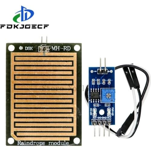 10PCS Snow/Raindrops Detection Sensor Module Rain Weather Module Humidity