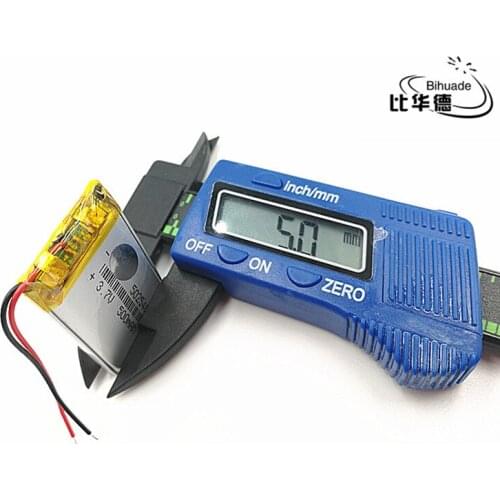 20pcs/lot 3.7V 500mAH 502540 Polymer lithium ion / Li-ion Rechargeable battery for DVR,GPS,mp3,mp4