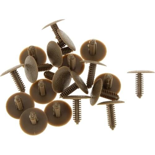 20 Pcs Door Trim Panel Push-Type Retainer Clips 90467-05164-E2 For Toyota