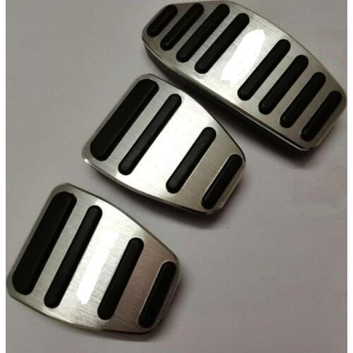 For Nissan X-Trail XTrail T32 Rogue 2014-2019 Aluminum MT Accelerator Pedal Gas Brake Non-slip Pad Interior Styling Accessory