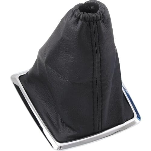 Car Styling Gear Shift Collars Sticker Gaiter Knob Boot Cover PU Leather Case For Case For Ford Focus 2 MK2 1.8L 2005-2012