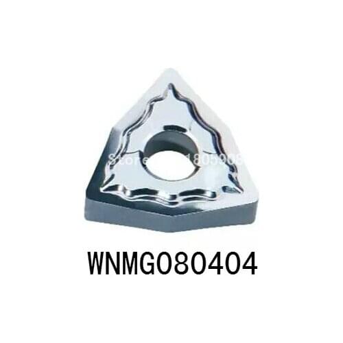 Free Shipping 10 Pcs WNMG080404 No Coating Aluminum Inserts Cutter Carbide Alloy for Lathe Holder MWLNR