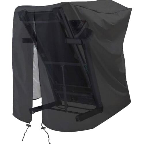 Treadmill Dust Cover 210D Oxford Cloth Running Machine Protective Cover with Side Zipper Drawstring for Home Fitness Center