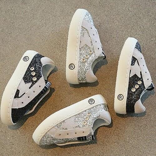 Girls' shoes 2021 autumn new Korean version children star sneakers small dirty shoes boys breathable sports casual shoes