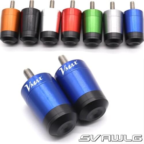 For Yamaha V-MAX VMAX 1200 V-MAX1200 VMAX1200 1985-2017 Motorcycle CNC Handlebar Grips Bar Ends Handle bar Grip Cap Slider