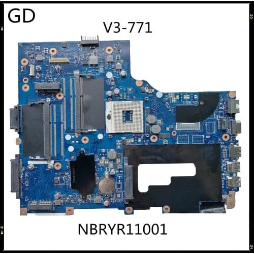 GD Original For Acer V3-771 Laptop Motherboard NBRYR11001 VA70 VG70 REV2.1 PGA989 DDR3 HM77 Full Tested Fast Shipping