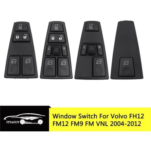 Electric Window Power Switch Control Button Passenger Side For Volvo Truck FH12 FM12 FM9 VNL 20752919 21543901 20752913 20752918