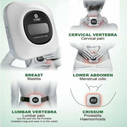 LASTEK Pain Relief Treatment Prostatitis Lower/Upper Back Neck Pain Sprains Cold Laser Therapy Device