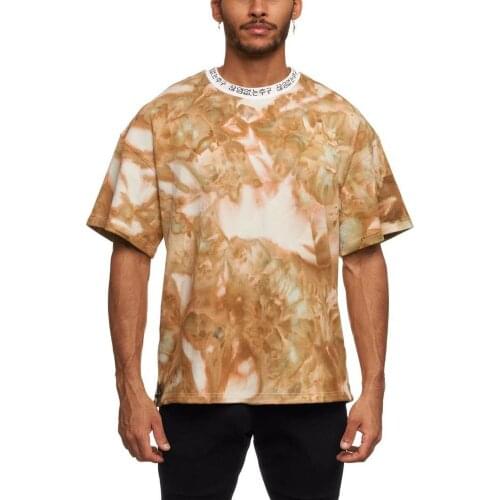 Summer 2020 Street Gym fitness Short sleeve Hip hop T-shirt fun Print O neck loose Harajuku Casual T-shirt for men