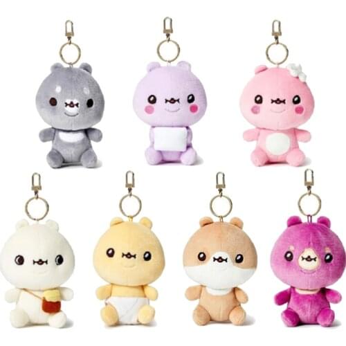 Kpop Monsta X Cute Plush Pendant Toy WONHO SHOWNU KIHYUN JOOHONEY MINHYUK IM HYUNGWON Cartoon Bag Keychain Stuffed Doll Gift