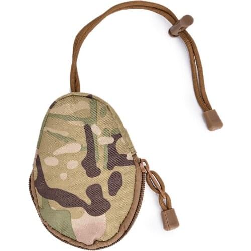 1 pcs Outdoor key case military fan tactical retractable wallet carrying case gadget commuting equipment bag anti-theft key case