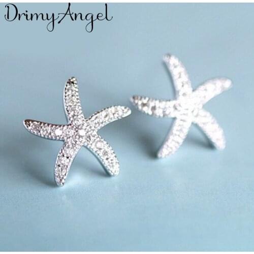 Punk Style Ladies Boho Zircon Star Earrings For Women Wedding Jewelry Statement Earrings Party Gift Pendientes