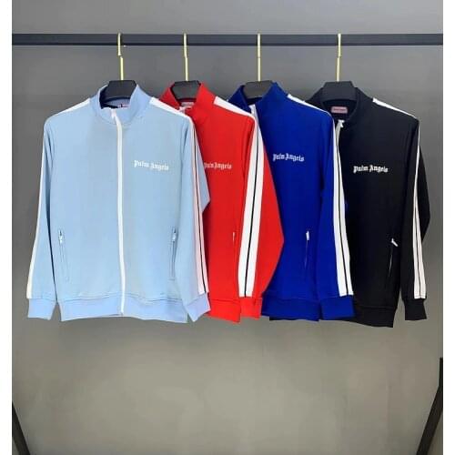 Palm angels Popular all-match fashion personality simple striped running casual man Sets