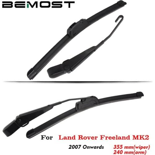 BEMOST Car Rear Windshield Windscreen Wiper Arm Blade Rubber For Land Rover Freeland MK2 355mm Hatchback Year From 2007 To 2018