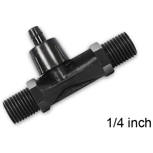 1/4'' Inch PVDF Material Venturi Tube / Injector For Ozone System