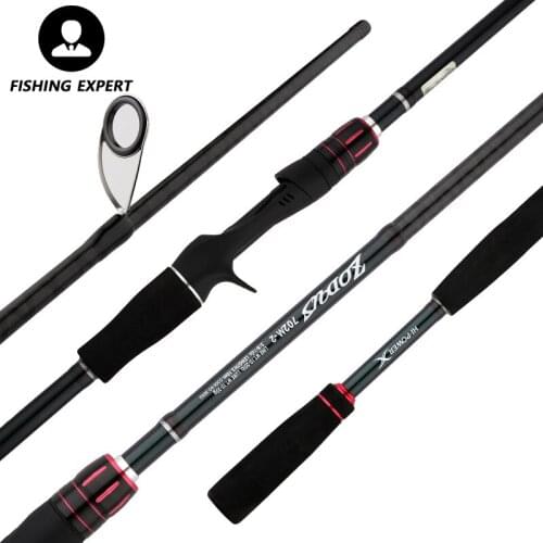 Hard Carbon Fiber Lure Pole 2.1m Tones of M MH Adjustable Fishing Jigging Rod Left Kastkin Pole Casting Spinning Rod Tough Pesca