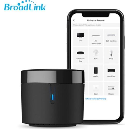 Broadlink RM4 Mini Universal Smart Wifi IR Remote Controller with HTS2 Temperature Humidity Sensor Alexa Voice Intelligent Home