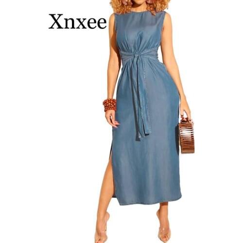 Джинсовые летние платья Xnxee China At AliExpress
