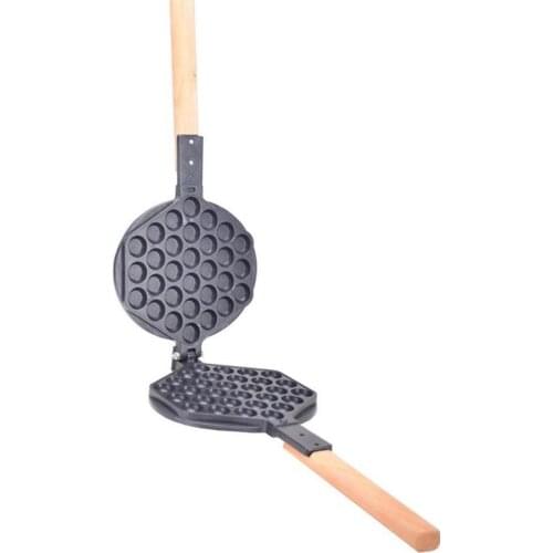 1 Pair 2 pcs Non-Stick Hong Kong Egg Waffle Pan Egg Waffle Plates Waffle Iron