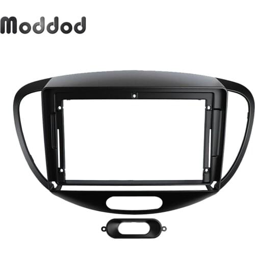 2 Din Car Radio Fascia 9 INCH for HYUNDAI I-10 2008-2012 Stereo GPS DVD Player Refitting Frame Bezel Install Surround Trim Panel