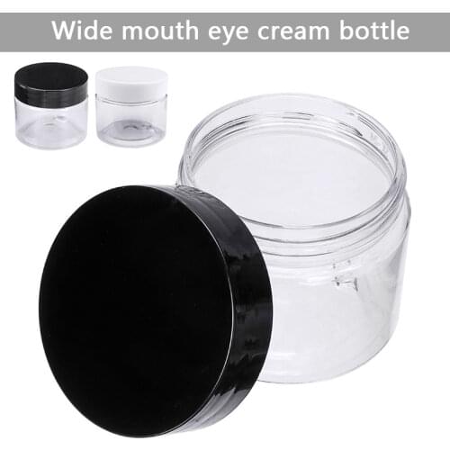 6/12/24 pcs 50ml Refillable Face Cream Jar Cosmetic Container Plastic Empty Storage Pill Jars with Cover